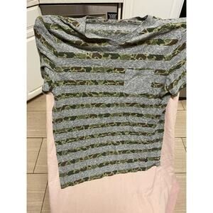 Women’s Tony Hawk Gray And Camo Shirt Size M